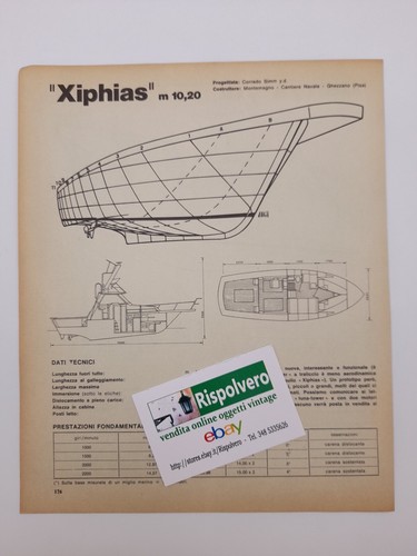 Clipping scheda tecnica 1971 - clipping,
